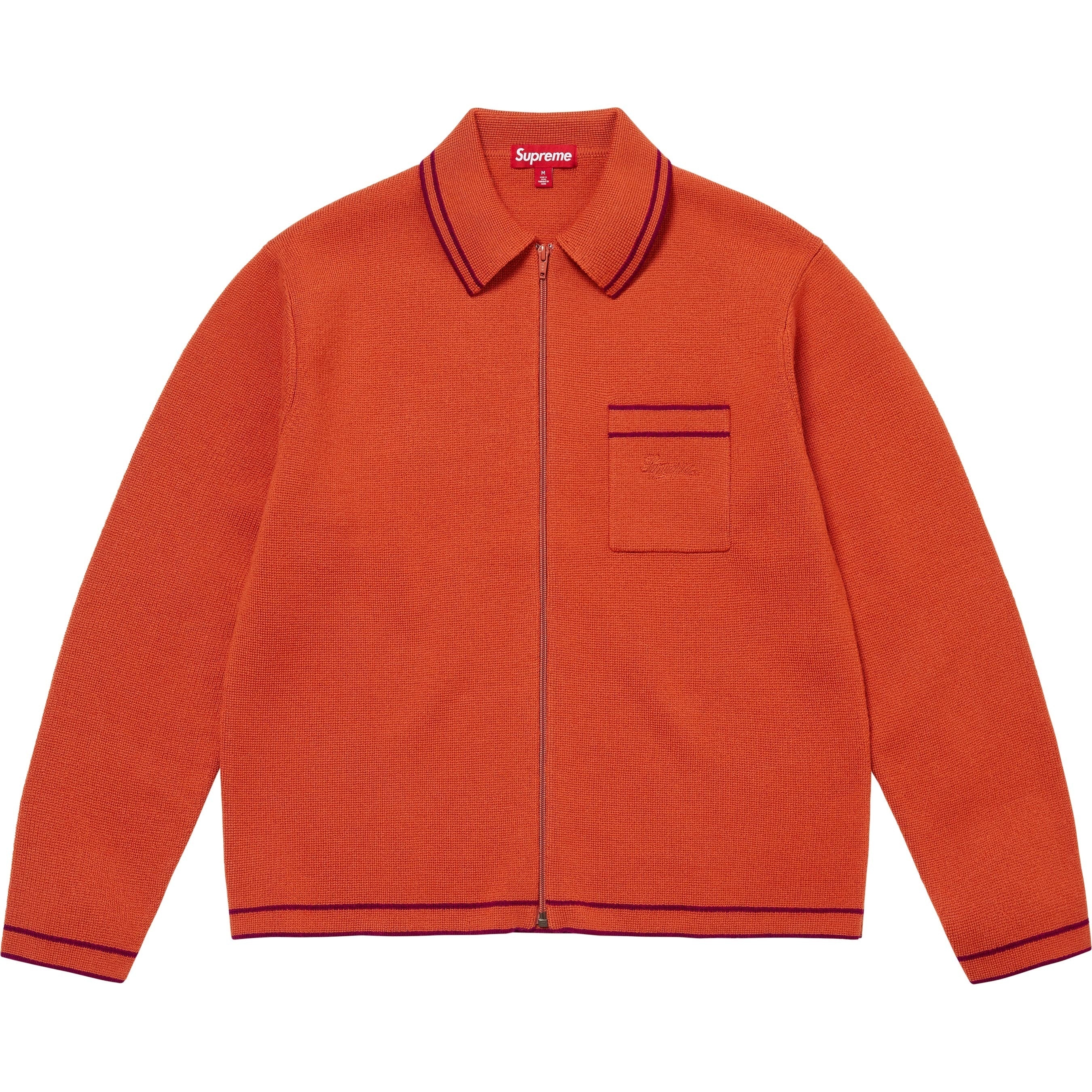 Zip Up Polo Sweater view 2
